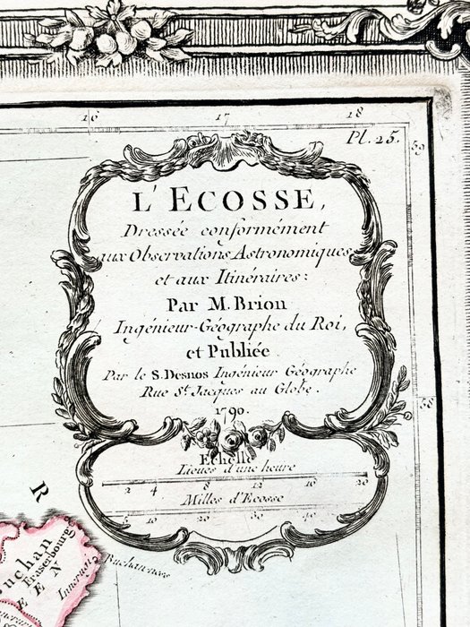 Ecosse - Royale-Uni; Louis-Charles DESNOS - L'Ecosse - 1781-1800