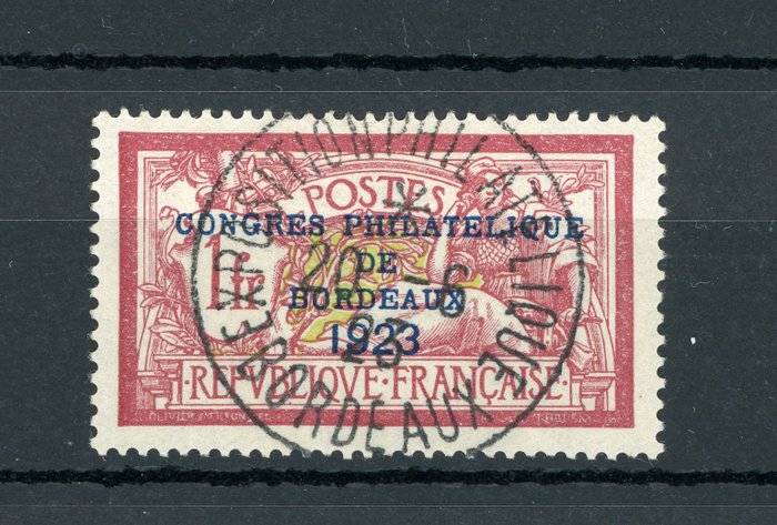 Frankrig 1923 - Signerede kalve, meget god centrering, pris €975 - Yvert n°182