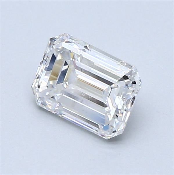 1 pcs Diamant  (Natur)  - 1.00 ct - Smaragd - E - VS1 - Gemological Institute of America (GIA)