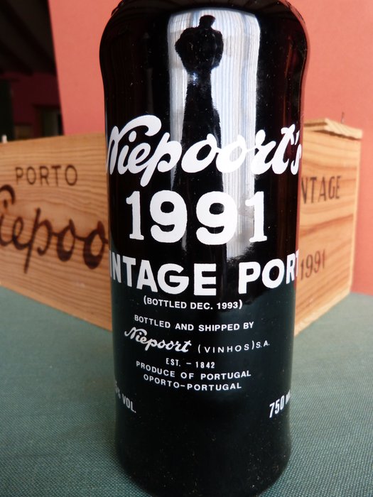 1991 Niepoort - Vintage Port - Flasket 1993 -  Douro  - 6 Flasker (0,75 L)