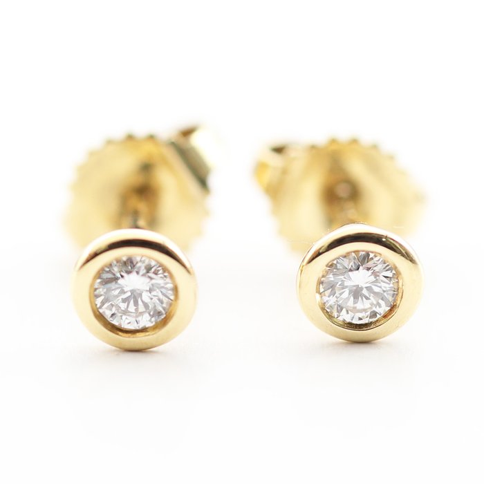 Ingen mindstepris - Tiffany  Co. - Øreringe - Diamonds by the Yard Earrings - 18 kraat Gulguld