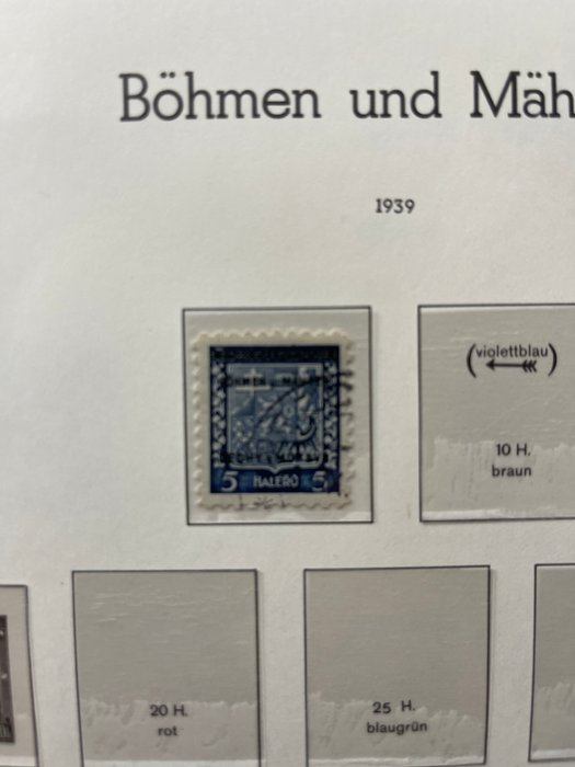 Bøhmen og Mähren 1939/1944 - og Generalguvernementets Samling i en Klipbinding