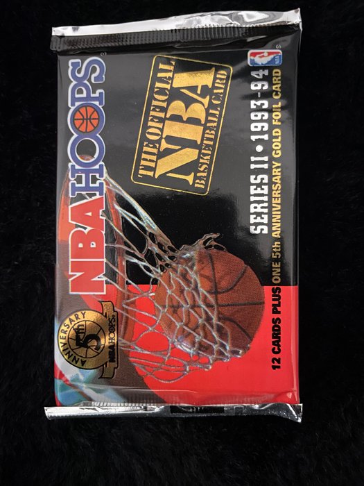 Skybox 90/91 - Fleer 91/92 - NBA Hoops 93/94 - 10 Booster pack - Næsten så god som ny (NM)