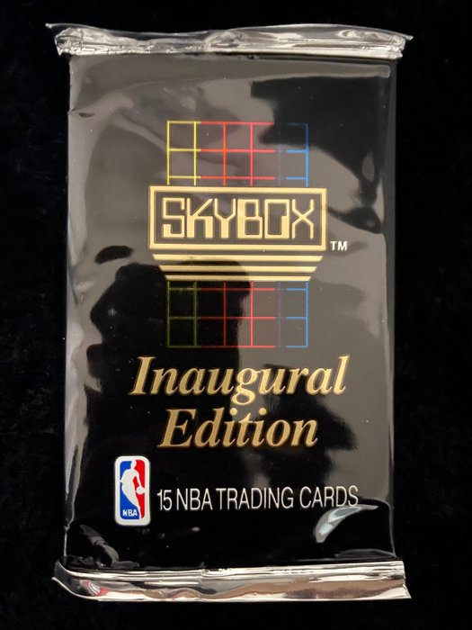 Skybox 90/91 - Fleer 91/92 - NBA Hoops 93/94 - 10 Booster pack - Næsten så god som ny (NM)