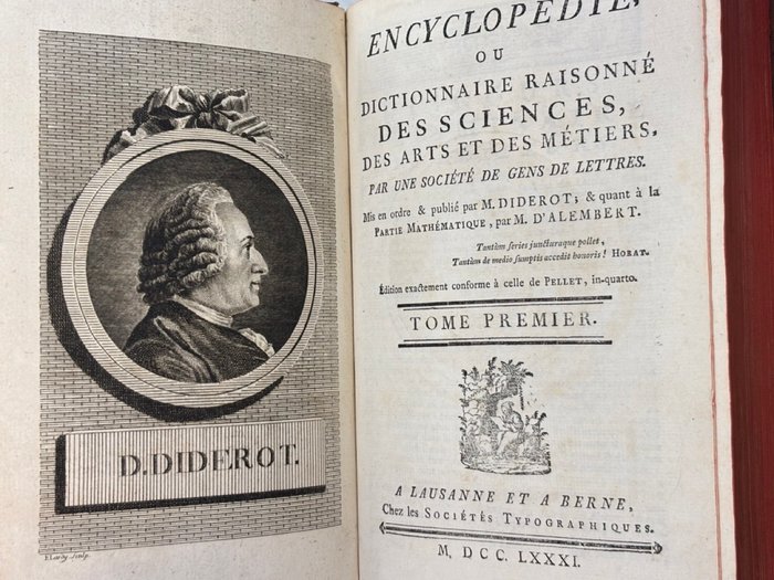 Diderot / D'Alembert - Encyclopédie, ou Dictionnaire raisonné des sciences, des arts et des métiers ( 35/36) - 1781