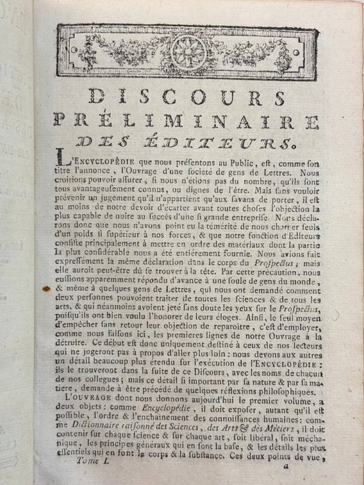 Diderot / D'Alembert - Encyclopédie, ou Dictionnaire raisonné des sciences, des arts et des métiers ( 35/36) - 1781