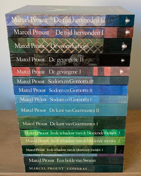 Marcel Proust - Op zoek naar de verloren tijd (compleet, 16 boeken) + 3 extra Proust boeken - 1977-1999