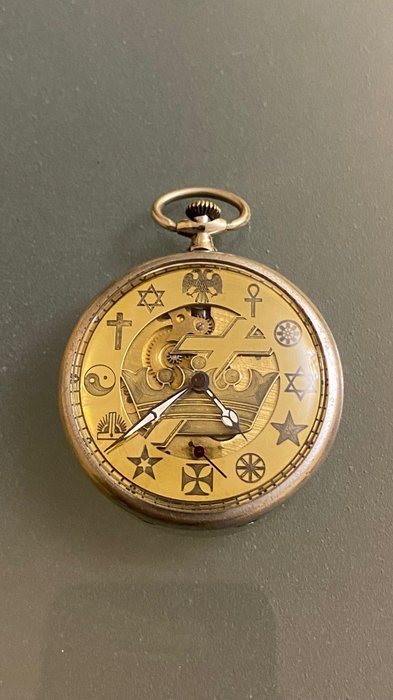 Hislon Masonic Vintage Pocket Watch - 1905-1920