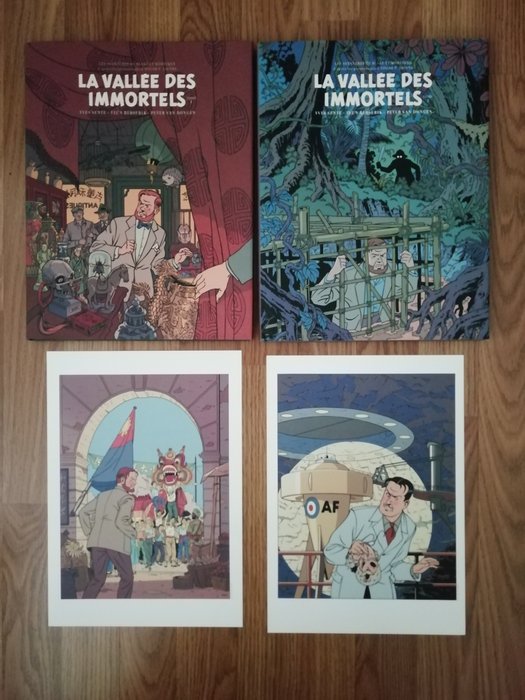 Blake  Mortimer T25 + T26 + 2x ex-libris - 2x C - 2 Albums - Begrænset og nummereret udgave - 2018/2019