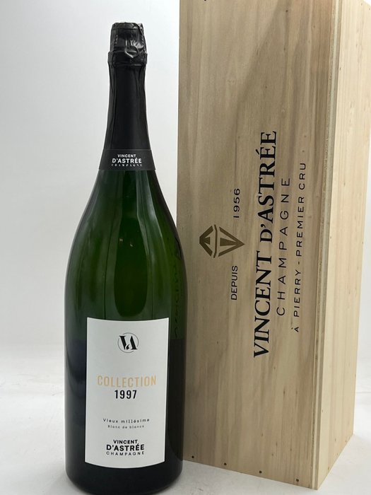 1997 Vincent d'Astrée Vincent d'Astrée Vieux Millésime Blanc de Blancs - Champagne Brut - 1 Dobbelt Magnum/Jeroboam (30 L)