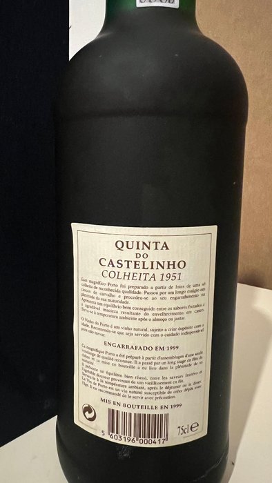 1951 Quinta do Castelinho - Colheita Port - Flasket 1999 -  Porto  - 1 Flaske (0,75L)