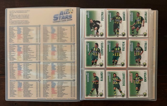 Variant Panini - All Stars Trading Card Game 2006-2007 - All Stars Trading Card Game 2006/07 - (306/324) Incomplete set + Empty Album