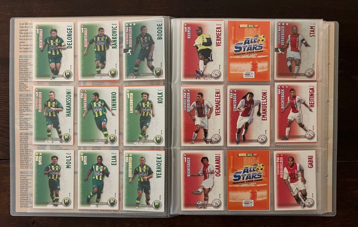 Variant Panini - All Stars Trading Card Game 2006-2007 - All Stars Trading Card Game 2006/07 - (306/324) Incomplete set + Empty Album