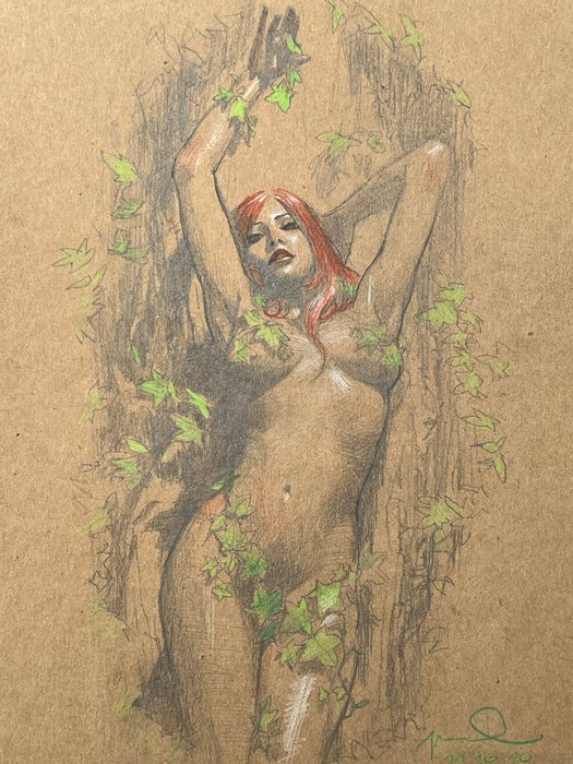 Gerald Parel - 1 Original drawing - Poison Ivy - 2010