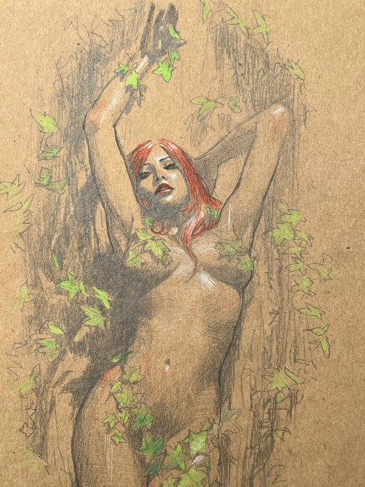 Gerald Parel - 1 Original drawing - Poison Ivy - 2010