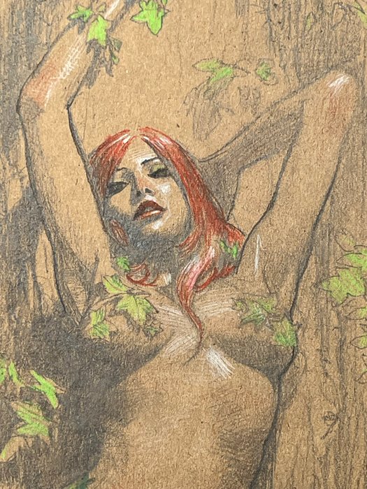 Gerald Parel - 1 Original drawing - Poison Ivy - 2010