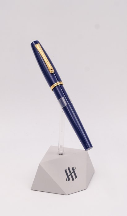 Montegrappa - Manager Navy Blue - Gold Plated Trims (ISMAN3YB_3) NO RESERVE PRICE!! - Fyldepen