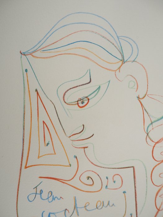 Jean Cocteau (1889-1963) - Jeune femme amoureuse