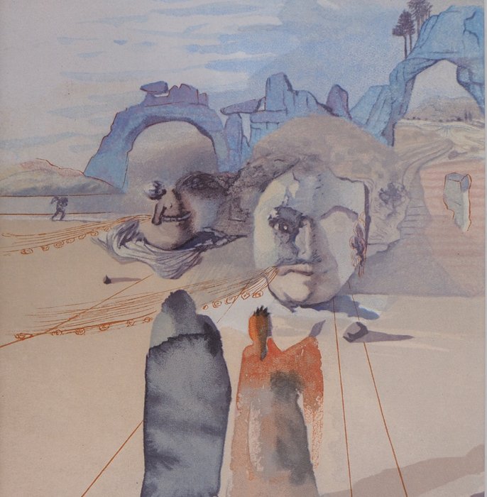 Salvador Dali (1904-1989) - Purgatoire 20 : Avarice et prodigalité