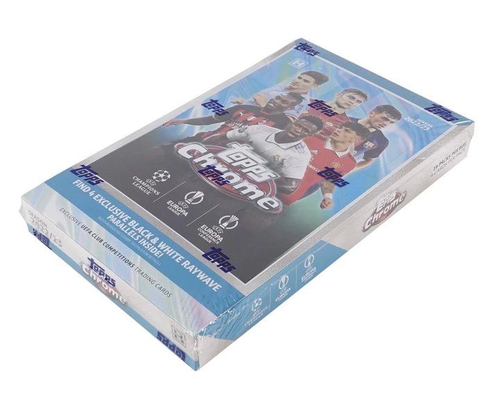 2022/23 Topps Chrome UEFA - 1 Sealed box - Næsten så god som ny (NM)