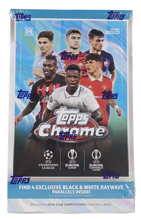 2022/23 Topps Chrome UEFA - 1 Sealed box - Næsten så god som ny (NM)