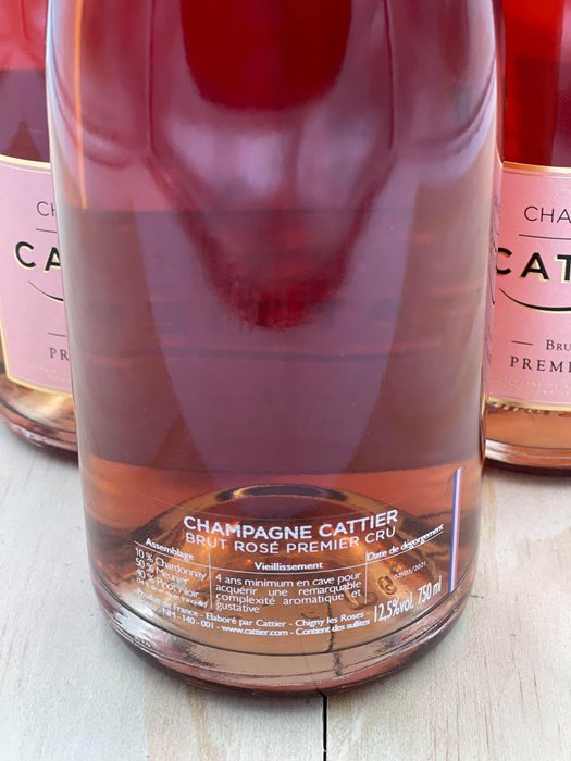 Cattier, Brut - Champagne Rosé - 6 Flasker (0,75 L)