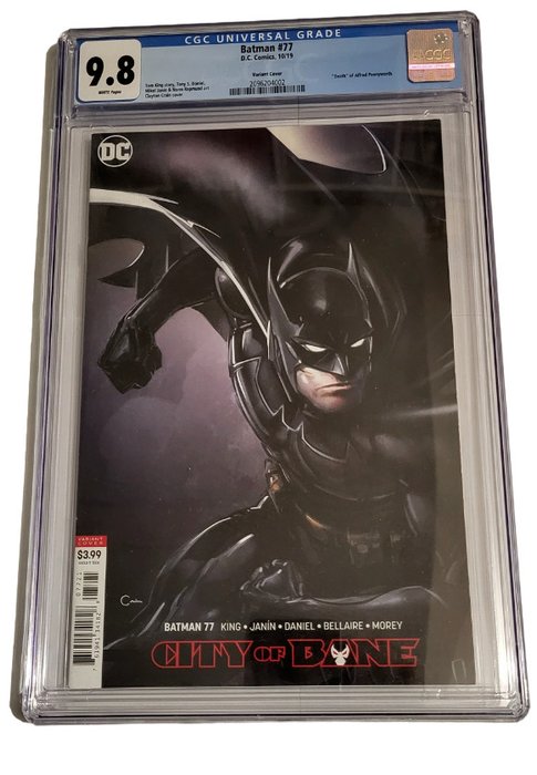 Batman 77 - CIity of Bane (death of Alfred) - 1 Graded comic - 2019 - CGC 9.8