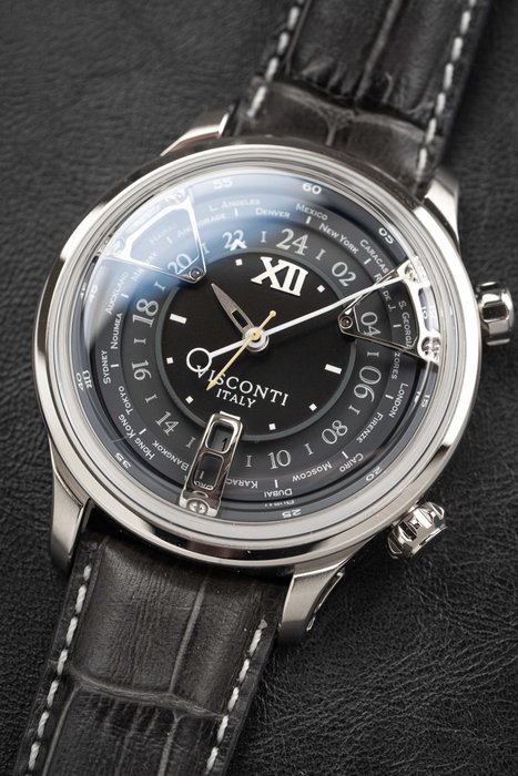 Visconti - Opera GMT Automatic 435mm Black Watch - All Taxes included - KW23-11 - Mænd - 2011-nu