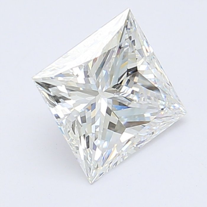 1 pcs Diamant  (Natur)  - 155 ct - Kvadrat - E - VS2 - Gemological Institute of America (GIA)