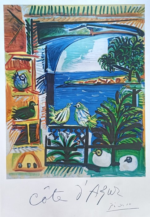 Pablo Picasso (after) - SABAM Belgium - Côte d'Azur - 2000'erne