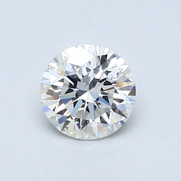 1 pcs Diamant  (Natur)  - 0.53 ct - Rund - D (farveløs) - VS1 - Gemological Institute of America (GIA)