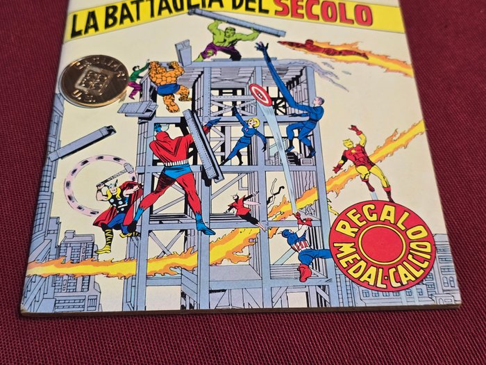 I Fantastici Quattro n 20 - originale - completo di medal Calcio - 1 Comic - Første udgave