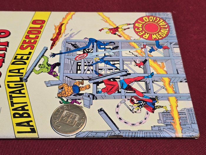 I Fantastici Quattro n 20 - originale - completo di medal Calcio - 1 Comic - Første udgave