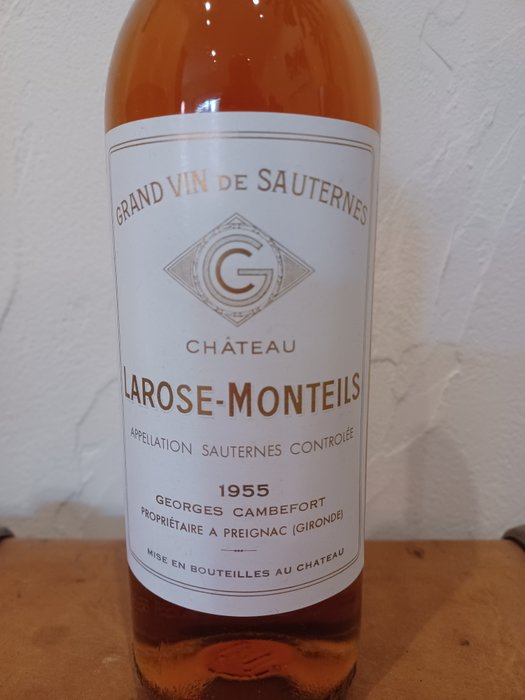 1955 Château Larose-Monteils - Sauternes - 1 Flaske (0,75L)