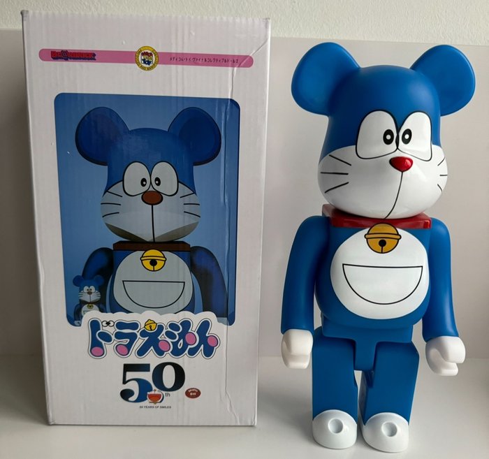 Bearbrick 400% Medicom Toy “Doraemon” - Figur - PVC