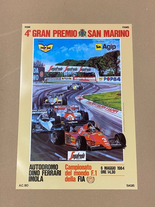 Antonio De Giusti - 4° GRAN PREMIO DI SAN MARINO - 1980‹erne