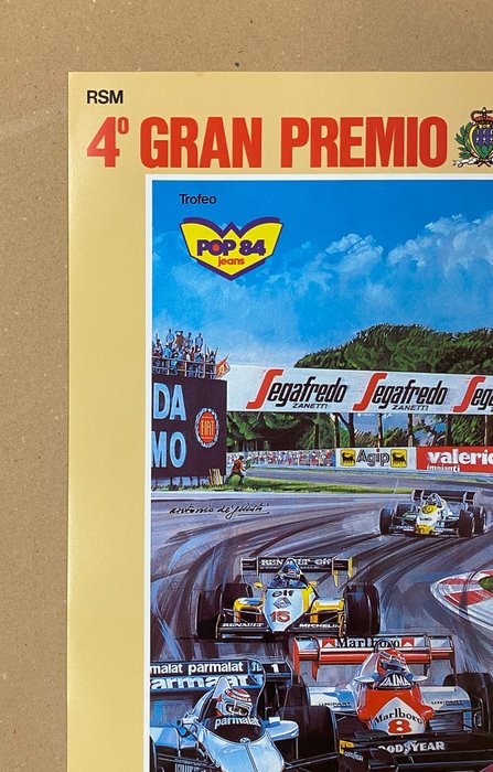 Antonio De Giusti - 4° GRAN PREMIO DI SAN MARINO - 1980‹erne