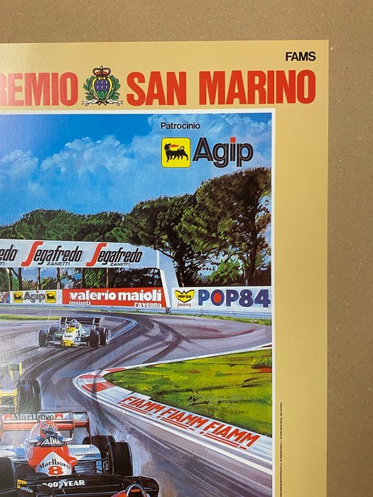 Antonio De Giusti - 4° GRAN PREMIO DI SAN MARINO - 1980‹erne