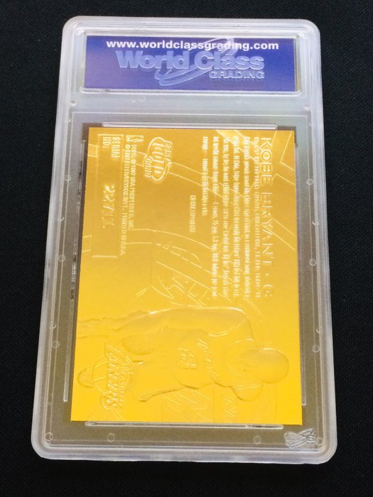 1996/97 - Fleer - 23KT Gold - Kobe Bryant - Rookie - Purple Signature - Limited Edition - 1 Graded card - WCG 10