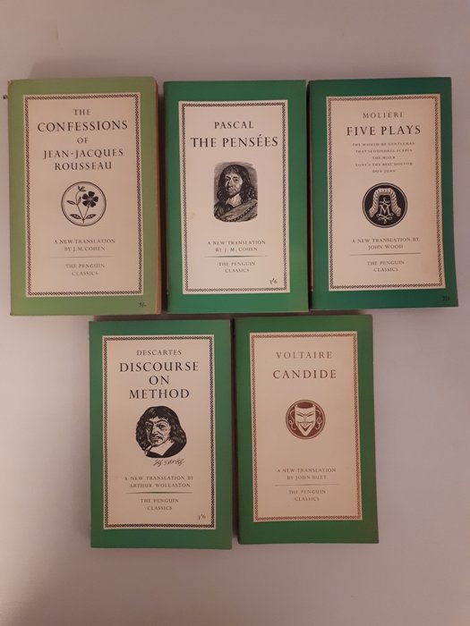 Filosofie  Literatuur - Kavel met 30x The Penguin Classics - 1950-1959