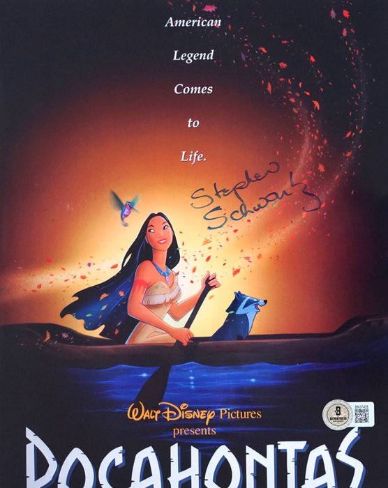 Pocahontas Stephen Schwartz (Music Creator) - Autograph, Photo with Beckett COA