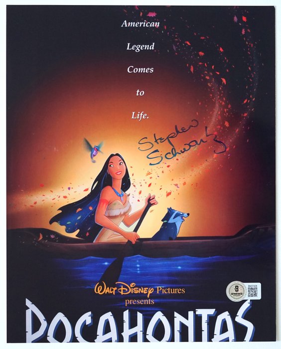 Pocahontas Stephen Schwartz (Music Creator) - Autograph, Photo with Beckett COA