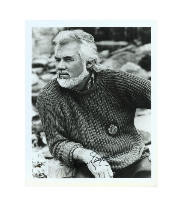 Kenny Rogers - Signed Photo (20x26 cm)