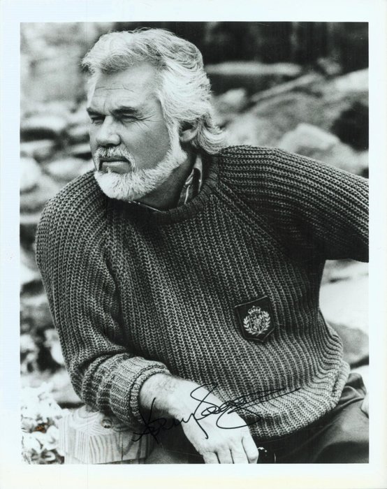 Kenny Rogers - Signed Photo (20x26 cm)