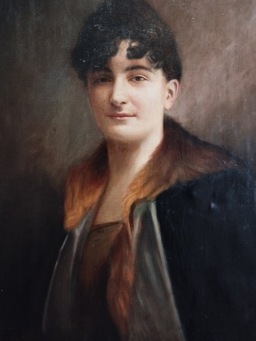 Francesco Brici (1870-1950) - Ritratto femminile