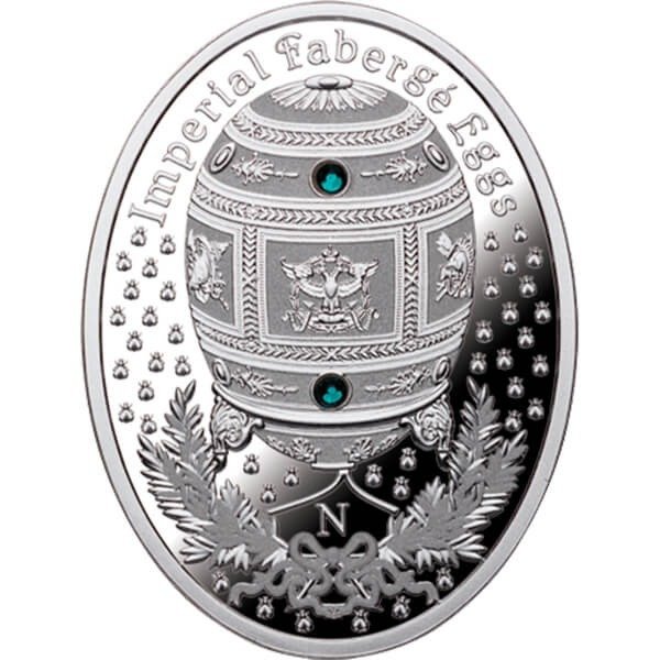 Niue 1 Dollar 2012 Napoleonic Egg - Imperial Faberge Eggs 1/2 Oz Proof  (Ingen mindstepris)