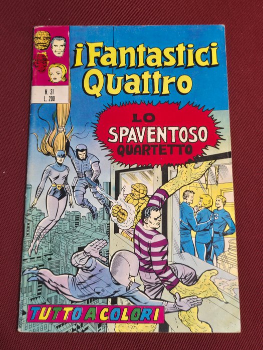 I Fantastici Quattro n 31/34 - originali - 4 Comic - Første udgave