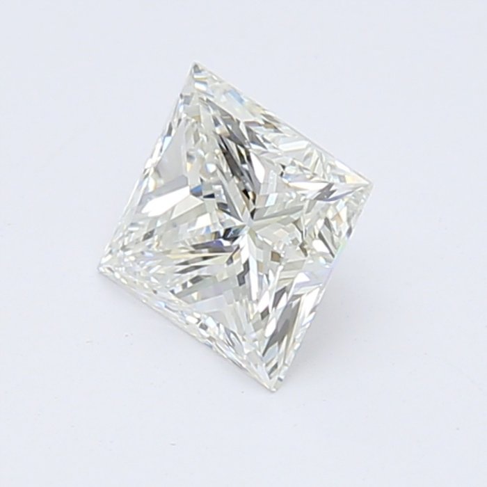 1 pcs Diamant  (Natur)  - 0.90 ct - Kvadrat - F - VVS1 - Gemological Institute of America (GIA)