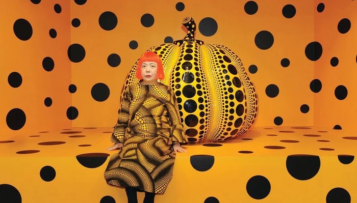 Yayoi Kusama (after) - Pumpkin Rouge