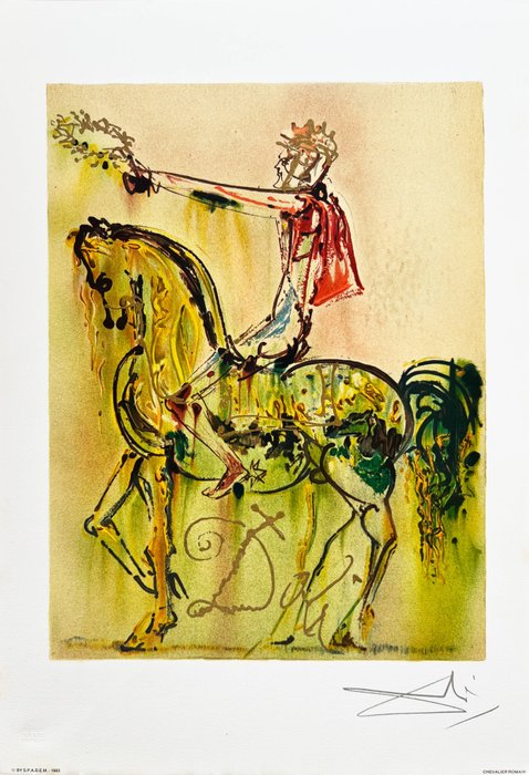 Salvador Dali (1904-1989) - Chavelier Romain